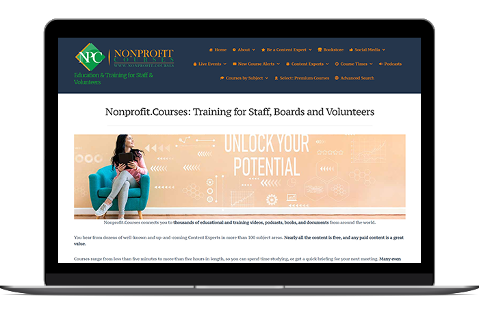 Volunteer management software and resources from Nonprofit Courses can help you engage and retain key volunteers.