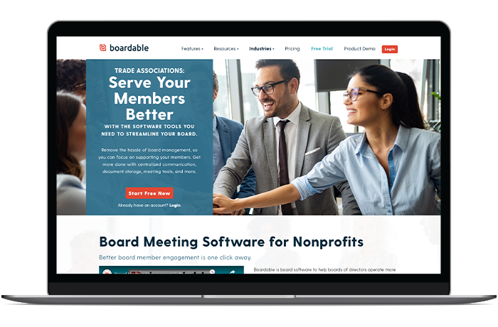 Boardable offers robust tools for unions that need more streamlined board management strategies.e