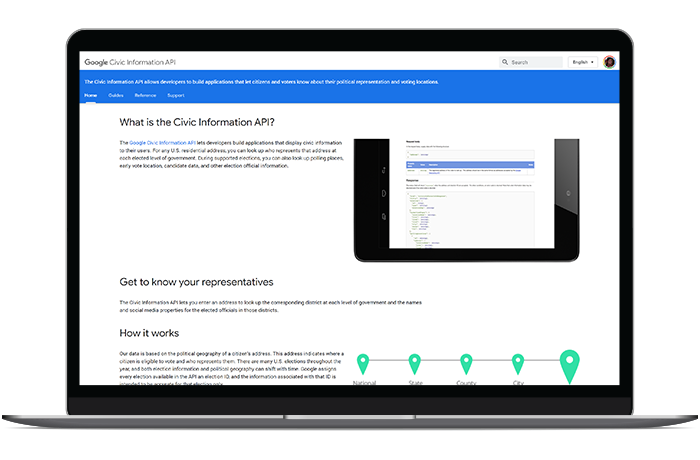 The Google Civic API is a free resource for unions to build effective advocacy tools on their sites.